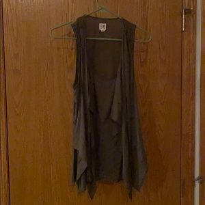 Olive Tank with attached shrug